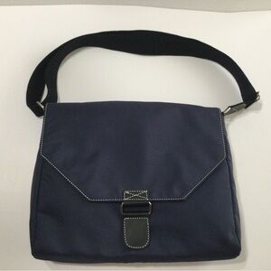 Navy Blue Men/Woman Messenger Bag